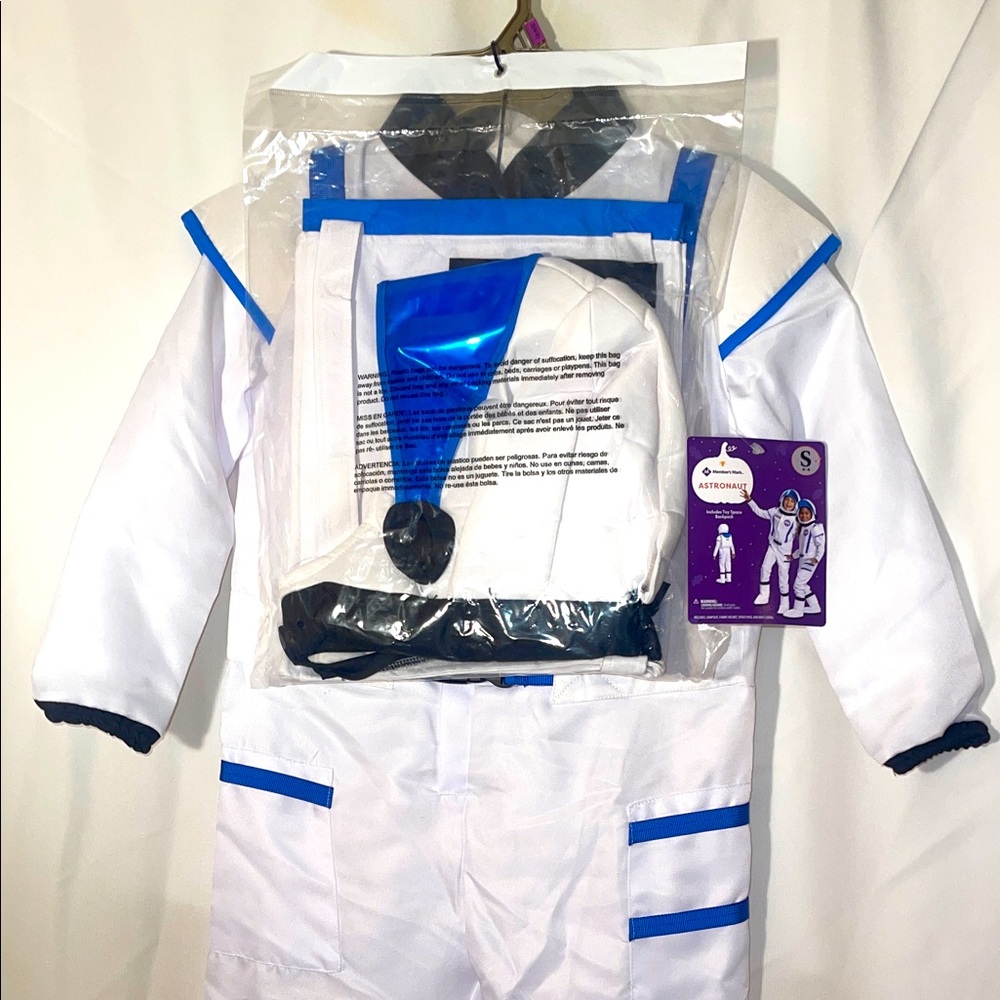 Space Explorer Kids Costume - White and Blue